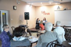 Sława Lisiecka w Cafe Forum